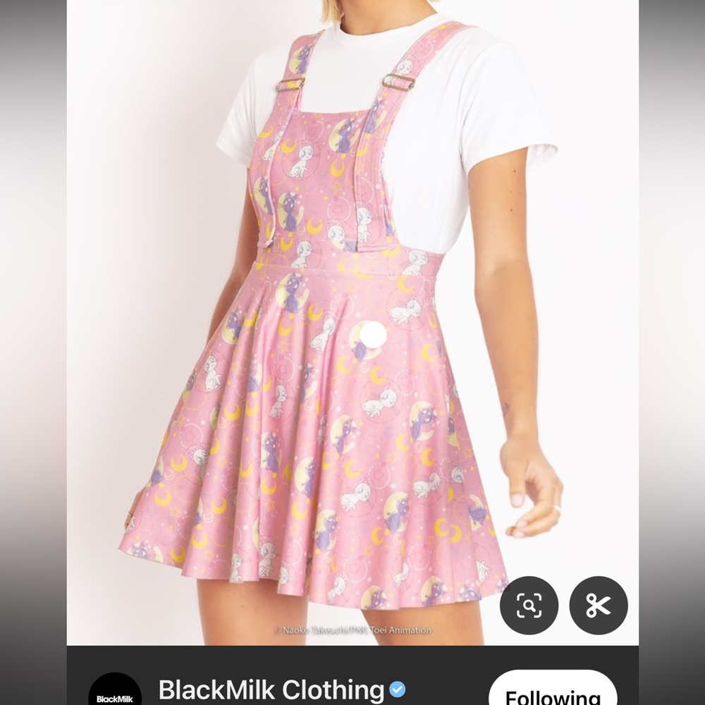 Blackmilk Luna And Artemis Kawaii Apron Dress